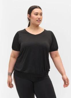 Short-sleeved Exercise Top