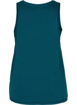 Plain-coloured Sports Top With Round Neck -Chic Soldes A00053C 0689 Back