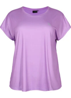 Short Sleeved Workout T-shirt -Chic Soldes A00053L 0991 Front
