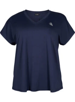 Training T-shirt With V-neck -Chic Soldes A00054C 1496 Front