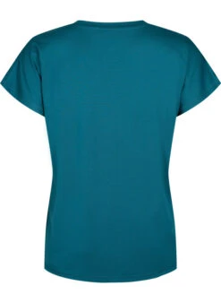 Loose Training T-shirt With V-neck -Chic Soldes A00054D 0689 Back