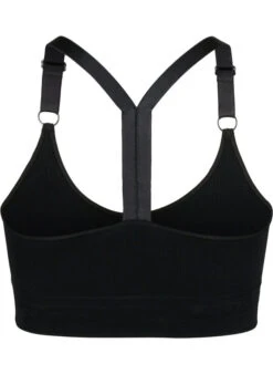 Seamless Sports Bra In Ribbed Material -Chic Soldes A00071C 0199 Back