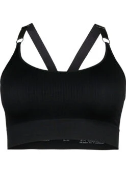 Seamless Sports Bra In Ribbed Material -Chic Soldes A00071C 0199 Front