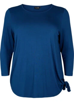 Training Blouse In Viscose With Tie Detail -Chic Soldes A00240D 2222 Front