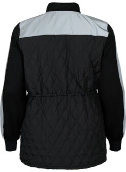 Reflective Sports Jacket With Adjustable Waist -Chic Soldes A00930D 0199 Back