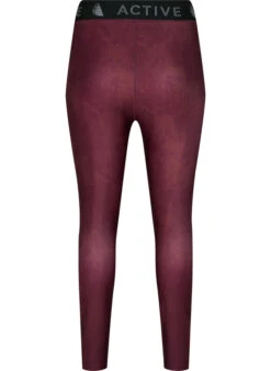Printed Training Tights With 7/8 Length -Chic Soldes A00986D 1669 Back