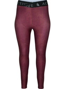 Printed Training Tights With 7/8 Length -Chic Soldes A00986D 1669 Front