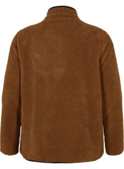 Teddy Anorak With High Neck And Zipper -Chic Soldes A01012B 0961 Back