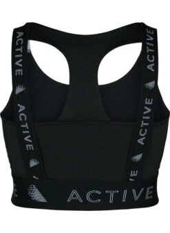 Sports Bra With Text Print -Chic Soldes A01020A 0199 Back