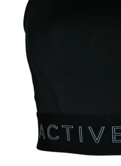 Sports Bra With Text Print -Chic Soldes A01020A 0199 Details1
