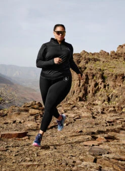 High Neck Exercise Top With Zip -Chic Soldes A01023B 0199 ImageBack