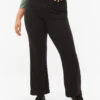 Flared Training Trousers In Rib -Chic Soldes A01065A 0199 ModelFront