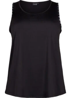 Plain Workout Top -Chic Soldes A01073A 0199 Front