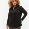 Sports Cardigan With Zipper And High Neck -Chic Soldes A01086A 0199 ModelFront