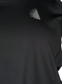 Sports Top With Racer Back And Mesh -Chic Soldes A01092A 0199 Details1