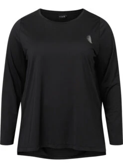 Long-sleeved Training Blouse With Structure -Chic Soldes A01153B 0199 Front