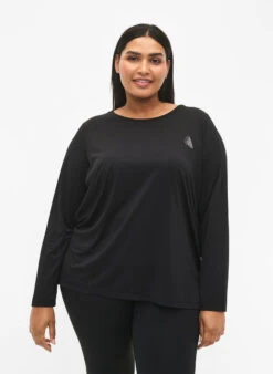 Long-sleeved Training Blouse With Structure