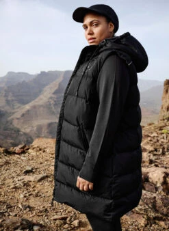 Hooded Waistcoat With Pockets