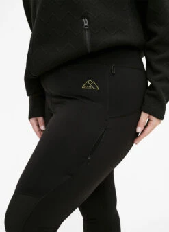 Stretchy And Durable Exercise Leggings With Pockets -Chic Soldes A01185A 0199 ModelDetail1