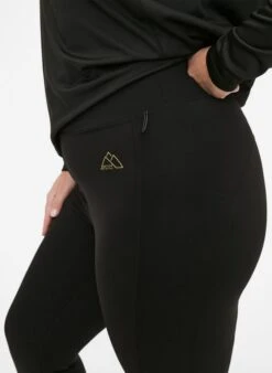 3/4 Training Leggings With Pockets -Chic Soldes A01185B 0199 ModelDetail1