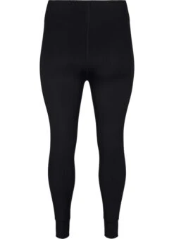 Cropped Exercise Tights With Pocket -Chic Soldes A01198A 0199 Back