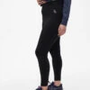 Cropped Exercise Tights With Pocket -Chic Soldes A01198A 0199 ModelFront