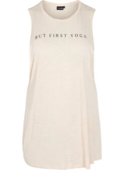 Sleeveless Training Top In Viscose -Chic Soldes A11011B 2305 Front