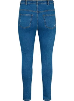 Tight-fitting Jeans With Rip Details -Chic Soldes BL1002B 1055 Back