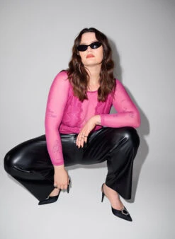 Bodystocking With Lace And Mesh -Chic Soldes BL3126A 0984 ImageBack