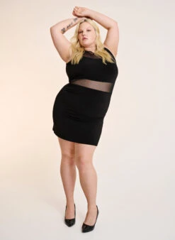 Sleeveless Dress With Slim Fit