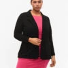 Blazer With Pockets -Chic Soldes BL7006A 0199 ModelFront
