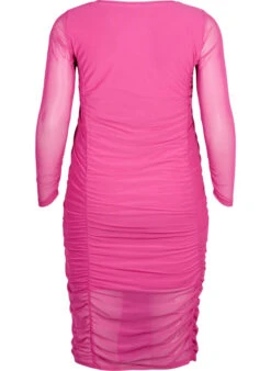 Tight-fitting Dress With Drapings -Chic Soldes BL7049A 0984 Back