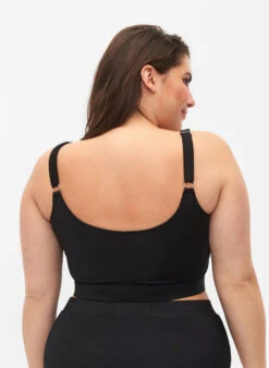 Bikini Top With Adjustable Straps -Chic Soldes CA00661A 0199 ModelBack