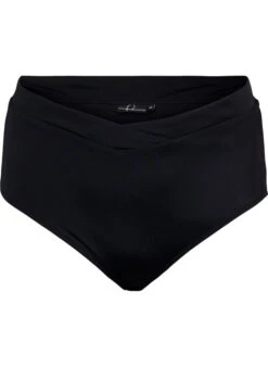 Solid Colour Bikini Bottoms With High Waist -Chic Soldes CA00661B 0199 Front