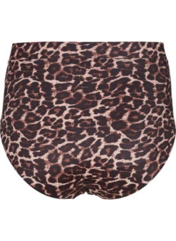 Bikini Briefs With Print And High Waist -Chic Soldes CA00661D 9990 Back