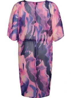 Beach Kimono With Print -Chic Soldes CA00721B 9991 Back