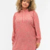 Zizzi Tunic With Smock -Chic Soldes CA02355G 0631 ModelFront