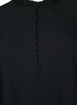 Zizzi Blouse With Ruffles And Buttons -Chic Soldes CA02384E 0199 Details1