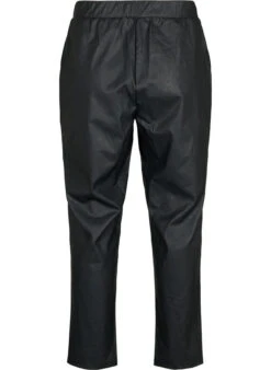 Zizzi Imitated Leather Pants With Pockets -Chic Soldes CA02391A 0199 Back