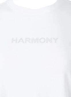 Zizzi Organic Cotton T-shirt With Text -Chic Soldes CA02396A 0101 Details1