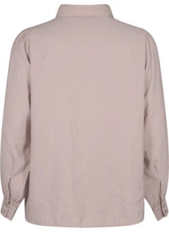 Zizzi Long-sleeved Shirt In TENCEL™ Modal -Chic Soldes CA02399A 0382 Back
