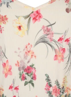 Zizzi Pleated Sleeveless Top -Chic Soldes CA06015F 9997 Details1