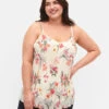Zizzi Pleated Sleeveless Top