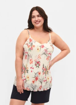 Zizzi Pleated Sleeveless Top