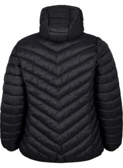 Zizzi Lightweight Jacket With Hood -Chic Soldes CA52734F 0199 Back