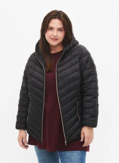 Zizzi Lightweight Jacket With Hood