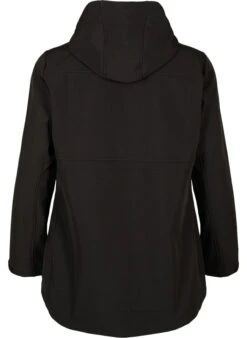 Zizzi Short Softshell Jacket With Pockets 15 Zizzi Short Softshell Jacket With Pockets -Chic Soldes CA52738J 0199 Back