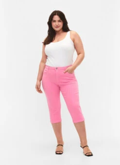 Zizzi Tight-fitting Emily Capri Trousers