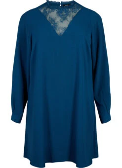 Zizzi Dress With Lace Details -Chic Soldes CA58762F 0291 Front