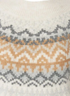 Zizzi Striped Blouse With Pattern -Chic Soldes CA61207A 0747 Details1